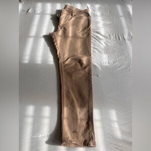 Banana Republic Tan Skinny Fit Pants Size 34 x 32. Used.